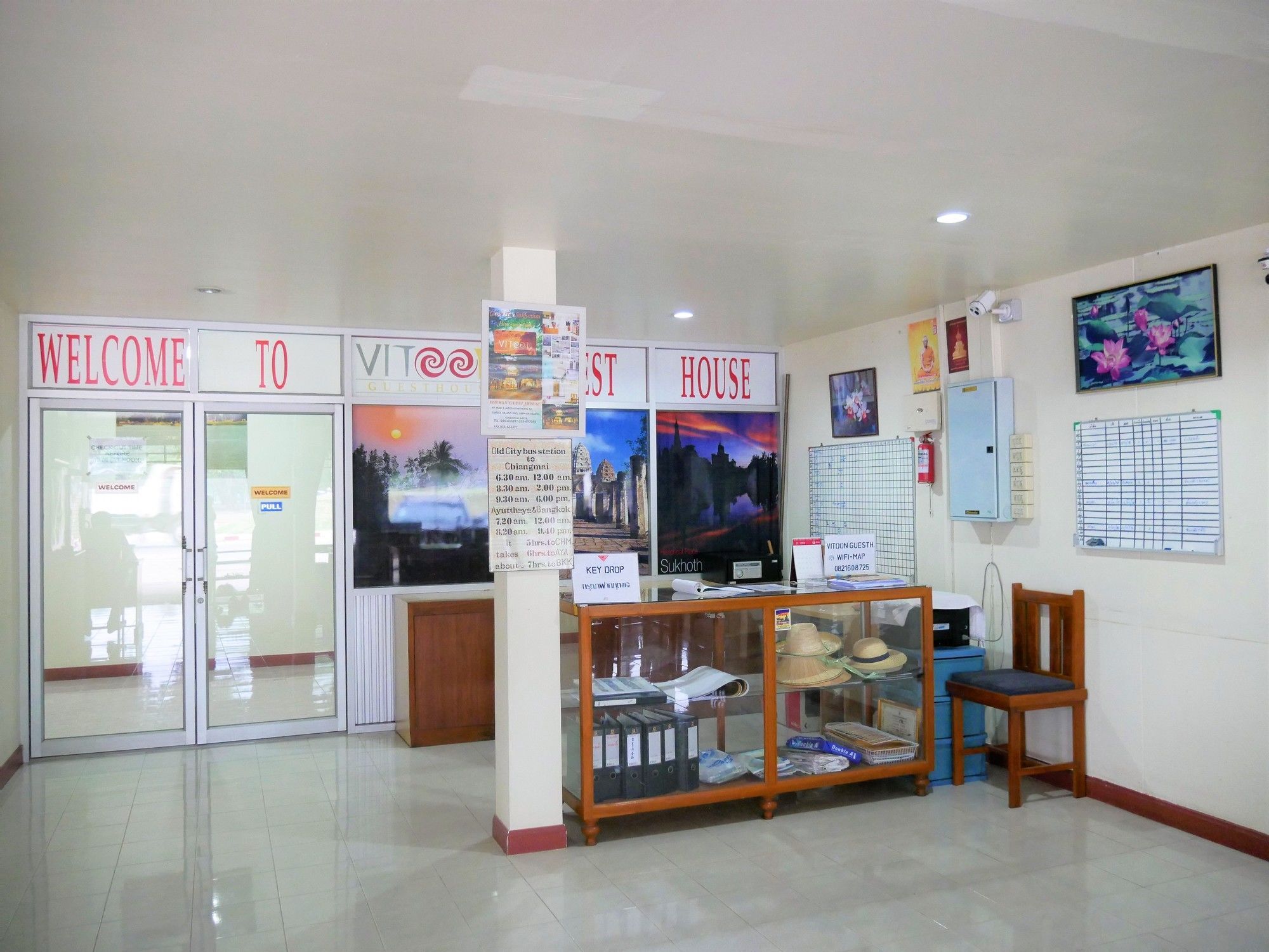Vitoonguesthouse2Fanrooms & Aircondition Sukhothai Luaran gambar